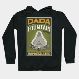 Dada Retro Matchbox Label Fountain #2 Hoodie